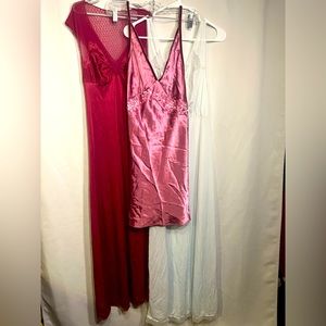 Bundle of 3 Night Gowns:2 Vintage Van Raalte Val Mode & Morgan Taylor Size Small